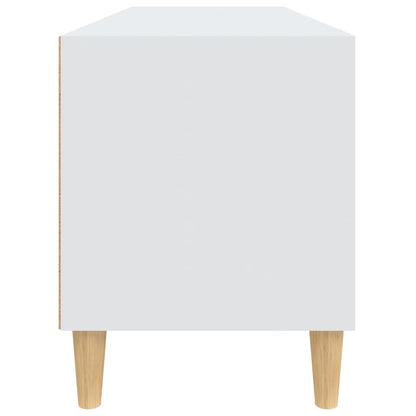Tv Skříňka Bílá 100 X 34,5 X 44,5 Cm Kompozitní Dřevo