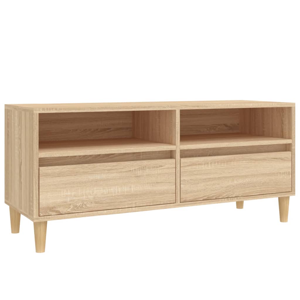 Tv Skříňka Dub Sonoma 100 X 34,5 X 44,5 Cm Kompozitní Dřevo