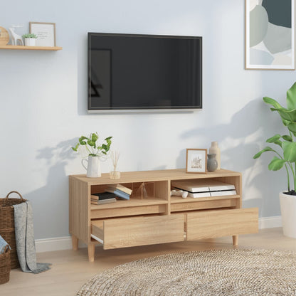 Tv Skříňka Dub Sonoma 100 X 34,5 X 44,5 Cm Kompozitní Dřevo