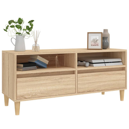 Tv Skříňka Dub Sonoma 100 X 34,5 X 44,5 Cm Kompozitní Dřevo