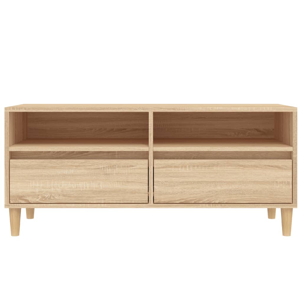 Tv Skříňka Dub Sonoma 100 X 34,5 X 44,5 Cm Kompozitní Dřevo