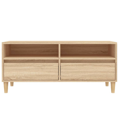 Tv Skříňka Dub Sonoma 100 X 34,5 X 44,5 Cm Kompozitní Dřevo