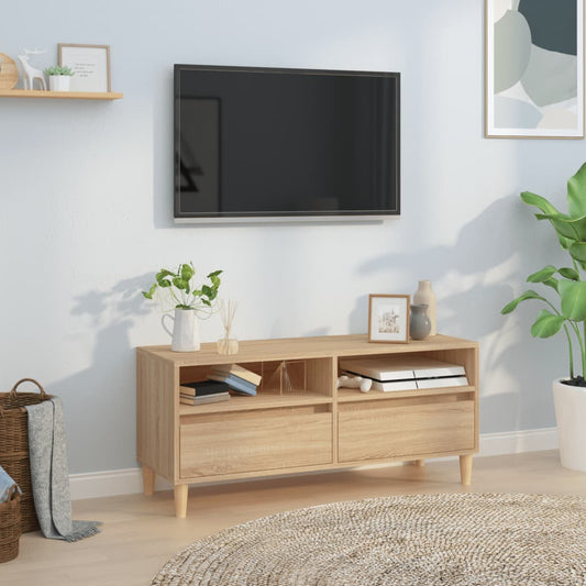 Tv Skříňka Dub Sonoma 100 X 34,5 X 44,5 Cm Kompozitní Dřevo