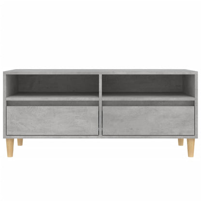 Tv Skříňka Betonově Šedá 100 X 34,5 X 44,5 Cm Kompozitní Dřevo