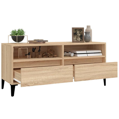 Tv Skříňka Dub Sonoma 100 X 34,5 X 44,5 Cm Kompozitní Dřevo