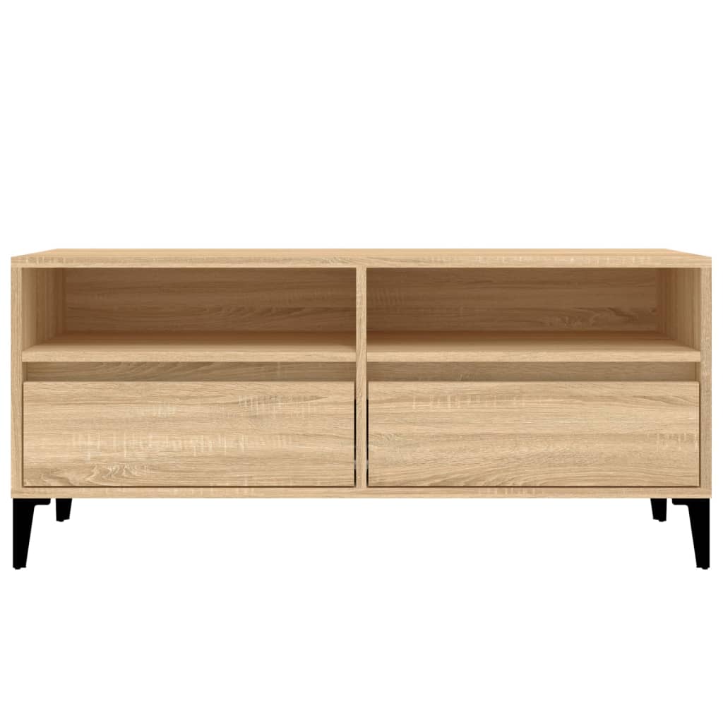 Tv Skříňka Dub Sonoma 100 X 34,5 X 44,5 Cm Kompozitní Dřevo