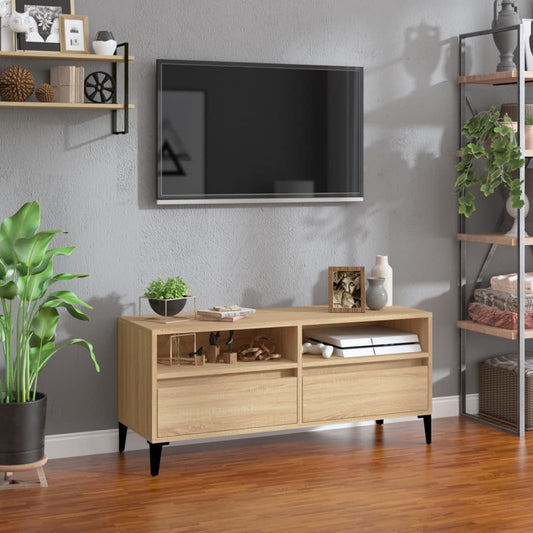 Tv Skříňka Dub Sonoma 100 X 34,5 X 44,5 Cm Kompozitní Dřevo