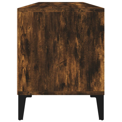 Tv Skříňka 100 X 34,5 X 44,5 Cm Kompozitní Dřevo Kouřový Dub
