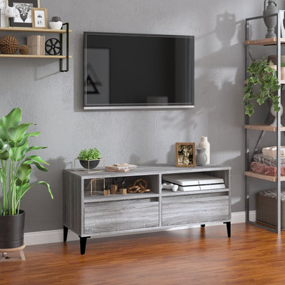 Tv Skříňka Šedá Sonoma 150 X 30 X 44,5 Cm Kompozitní Dřevo Šedá Sonoma