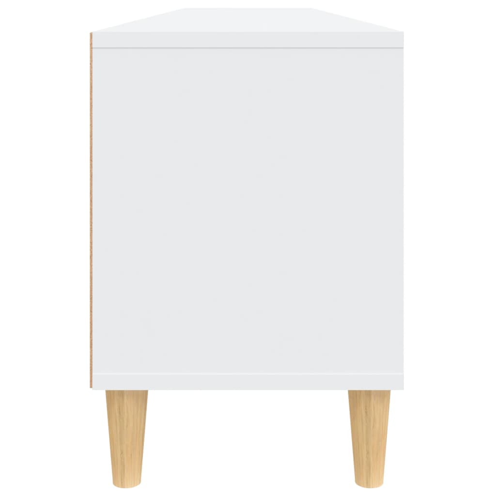 Tv Skříňka 150 X 30 X 44,5 Cm Kompozitní Dřevo Bílá