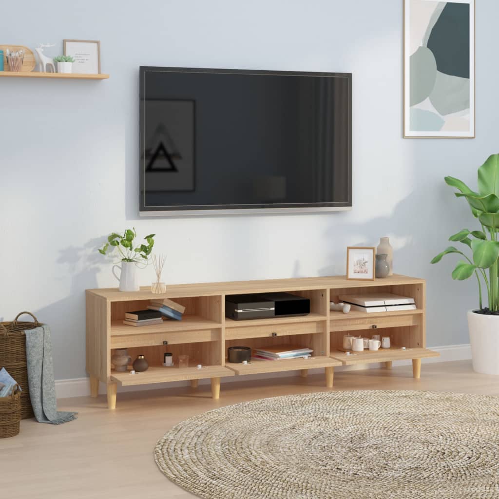 Tv Skříňka Dub Sonoma 150 X 30 X 44,5 Cm Kompozitní Dřevo