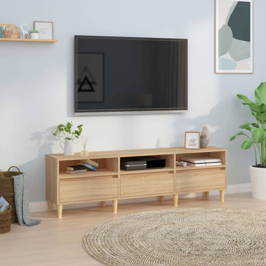 Tv Skříňka Dub Sonoma 150 X 30 X 44,5 Cm Kompozitní Dřevo