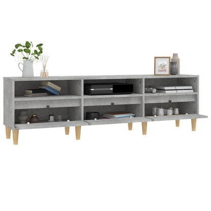 Tv Skříňka Betonově Šedá 150 X 30 X 44,5 Cm Kompozitní Dřevo Betonová Šedá