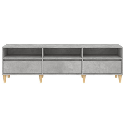 Tv Skříňka Betonově Šedá 150 X 30 X 44,5 Cm Kompozitní Dřevo Betonová Šedá