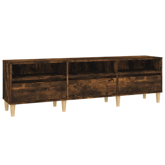 Tv Skříňka 150 X 30 X 44,5 Cm Kompozitní Dřevo Kouřový Dub