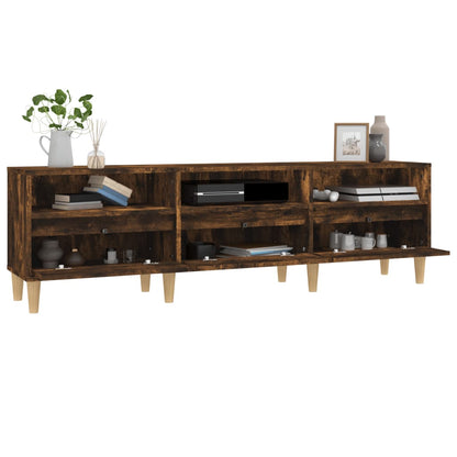 Tv Skříňka 150 X 30 X 44,5 Cm Kompozitní Dřevo Kouřový Dub