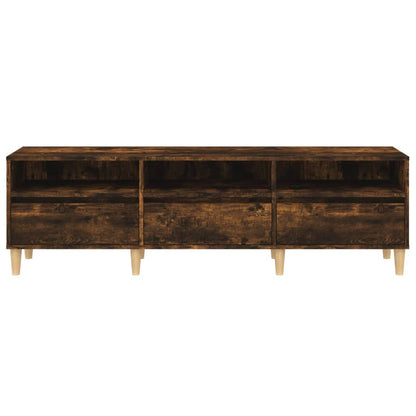 Tv Skříňka 150 X 30 X 44,5 Cm Kompozitní Dřevo Kouřový Dub