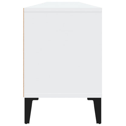Tv Skříňka 150 X 30 X 44,5 Cm Kompozitní Dřevo Bílá