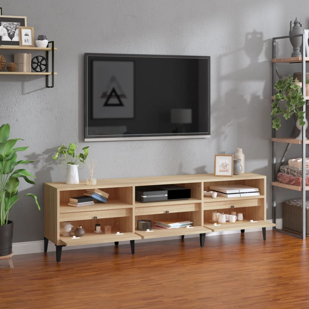 Tv Skříňka Dub Sonoma 150 X 30 X 44,5 Cm Kompozitní Dřevo