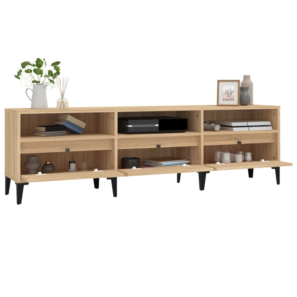 Tv Skříňka Dub Sonoma 150 X 30 X 44,5 Cm Kompozitní Dřevo
