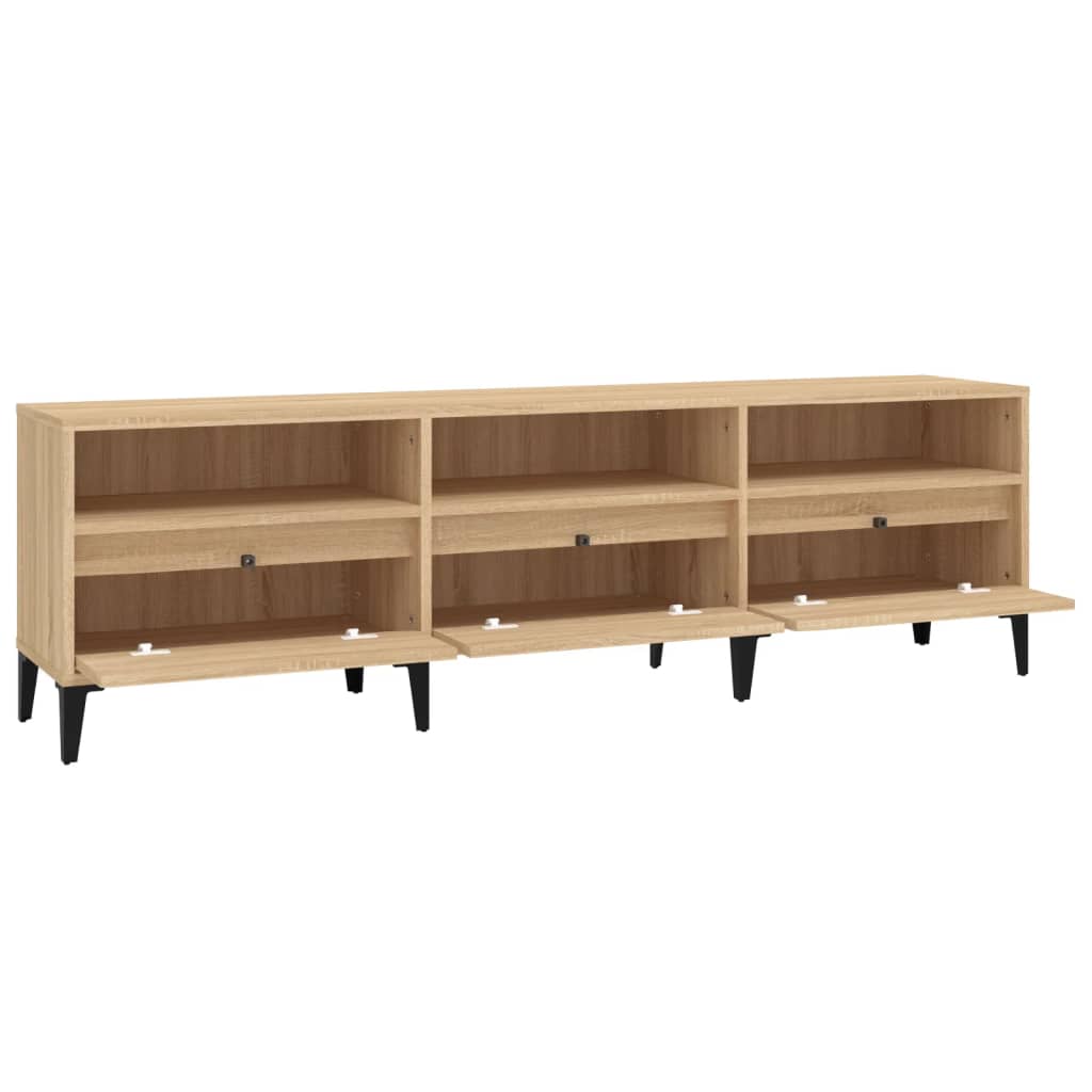 Tv Skříňka Dub Sonoma 150 X 30 X 44,5 Cm Kompozitní Dřevo