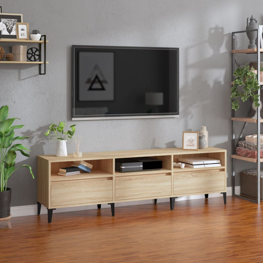 Tv Skříňka Dub Sonoma 150 X 30 X 44,5 Cm Kompozitní Dřevo