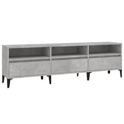 Tv Skříňka Betonově Šedá 150 X 30 X 44,5 Cm Kompozitní Dřevo Betonová Šedá