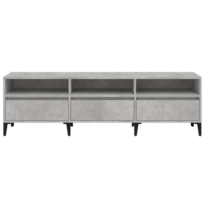 Tv Skříňka Betonově Šedá 150 X 30 X 44,5 Cm Kompozitní Dřevo Betonová Šedá