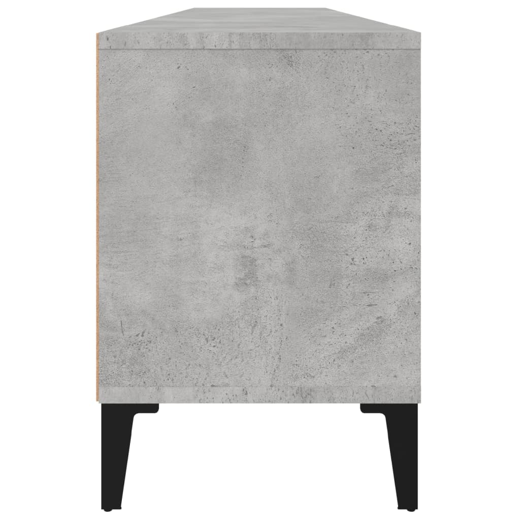 Tv Skříňka Betonově Šedá 150 X 30 X 44,5 Cm Kompozitní Dřevo Betonová Šedá