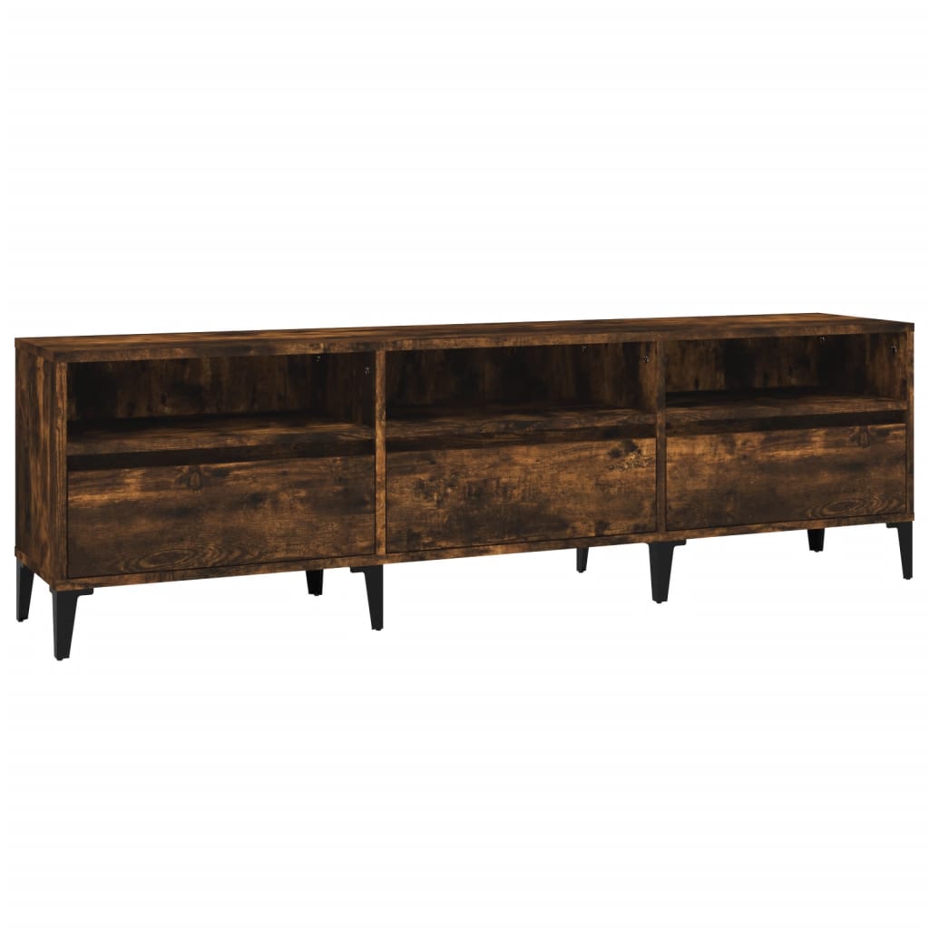 Tv Skříňka Kouřový Dub 150 X 30 X 44,5 Cm Kompozitní Dřevo