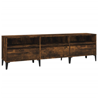 Tv Skříňka Kouřový Dub 150 X 30 X 44,5 Cm Kompozitní Dřevo