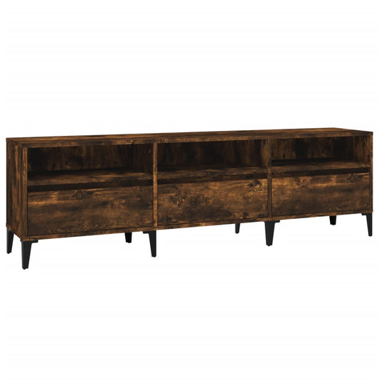 Tv Skříňka Kouřový Dub 150 X 30 X 44,5 Cm Kompozitní Dřevo