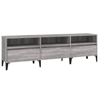 Tv Skříňka Šedá Sonoma 150 X 30 X 44,5 Cm Kompozitní Dřevo Šedá Sonoma