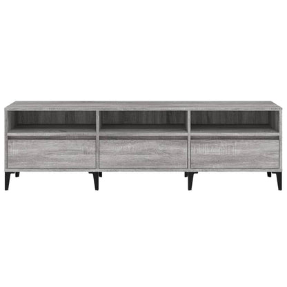 Tv Skříňka Šedá Sonoma 150 X 30 X 44,5 Cm Kompozitní Dřevo Šedá Sonoma