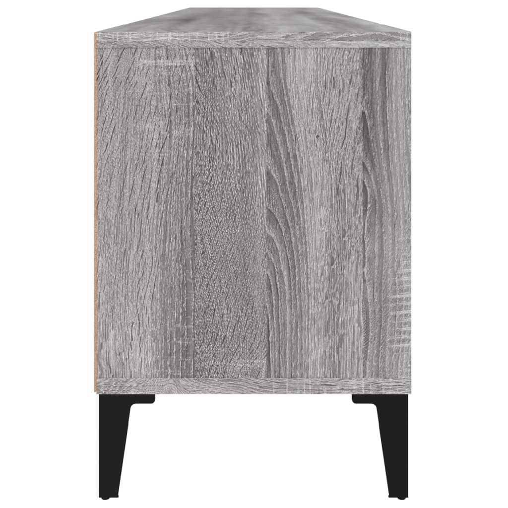 Tv Skříňka Šedá Sonoma 150 X 30 X 44,5 Cm Kompozitní Dřevo Šedá Sonoma