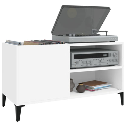 Skříňka Na Lp Desky Bílá 84,5 X 38 X 48 Cm Kompozitní Dřevo