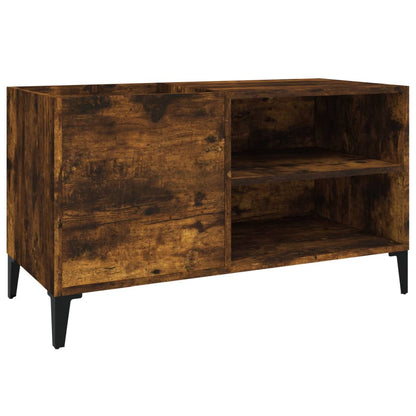 Skříňka Na Lp Desky Kouřový Dub 84,5X38X48 Cm Kompozitní Dřevo