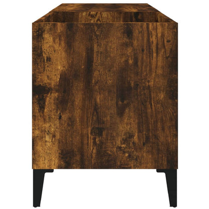 Skříňka Na Lp Desky Kouřový Dub 84,5X38X48 Cm Kompozitní Dřevo