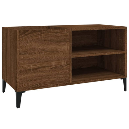 Skříňka Na Lp Desky Hnědý Dub 84,5X38X48 Cm Kompozitní Dřevo