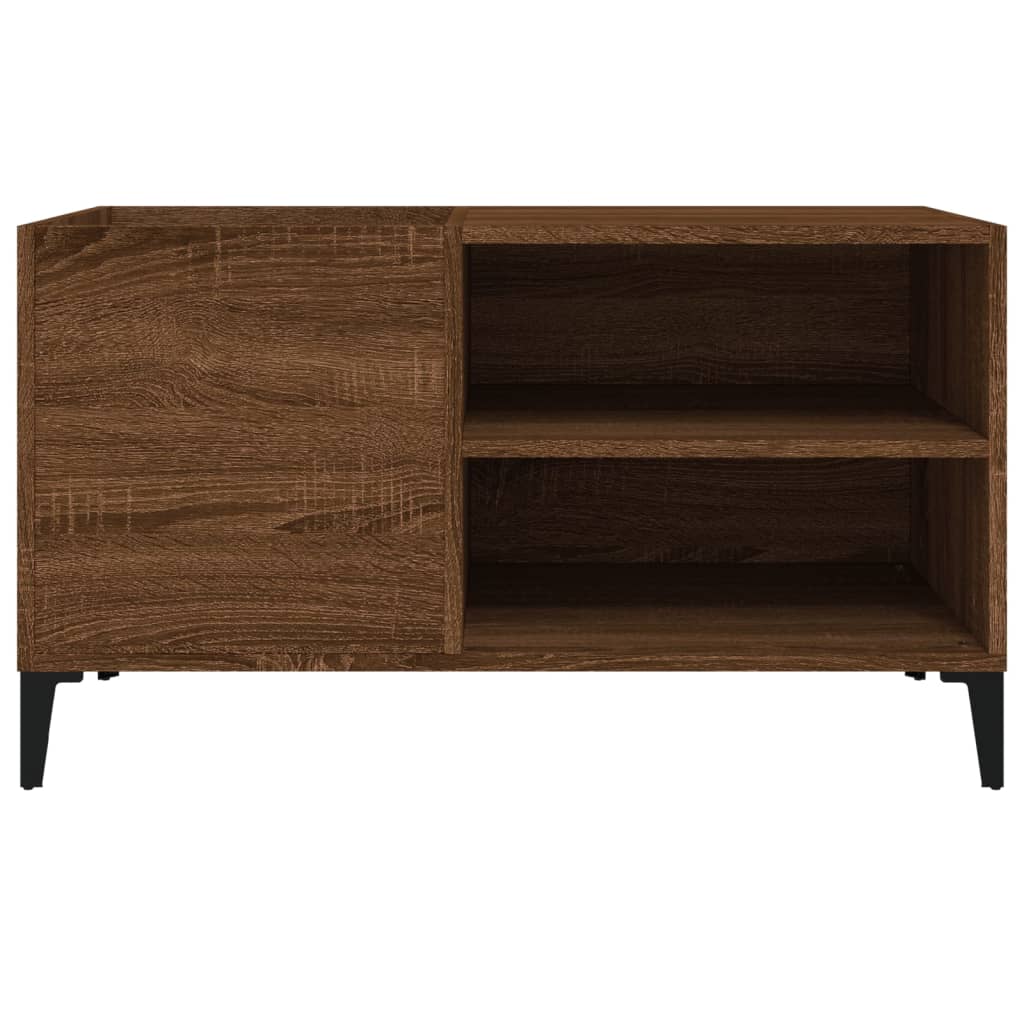 Skříňka Na Lp Desky Hnědý Dub 84,5X38X48 Cm Kompozitní Dřevo