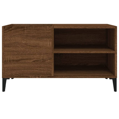 Skříňka Na Lp Desky Hnědý Dub 84,5X38X48 Cm Kompozitní Dřevo