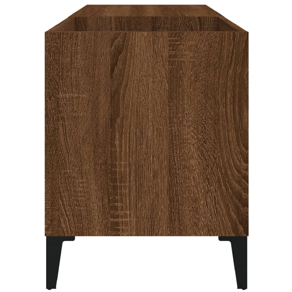 Skříňka Na Lp Desky Hnědý Dub 84,5X38X48 Cm Kompozitní Dřevo