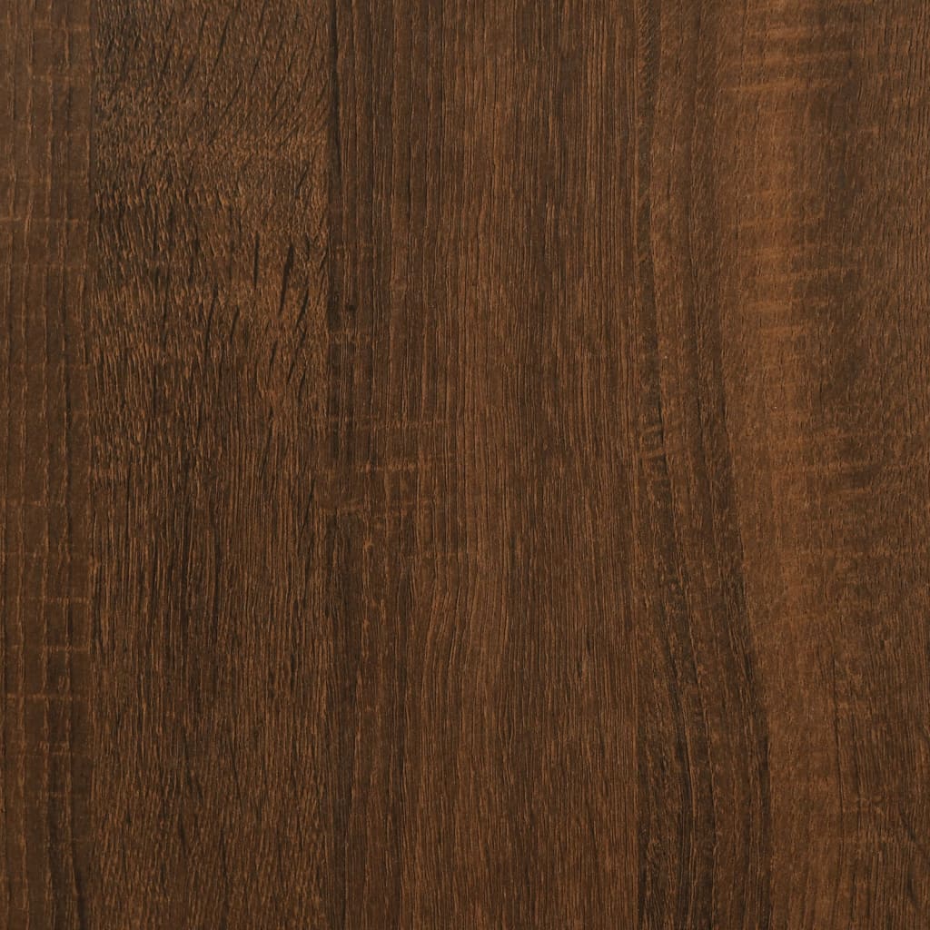 Skříňka Na Lp Desky Hnědý Dub 84,5X38X48 Cm Kompozitní Dřevo