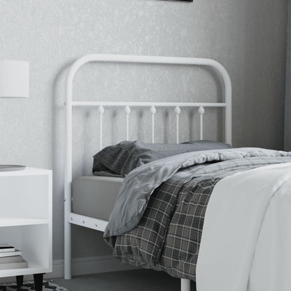 Kovové Náhradní Čelo Postele Černé