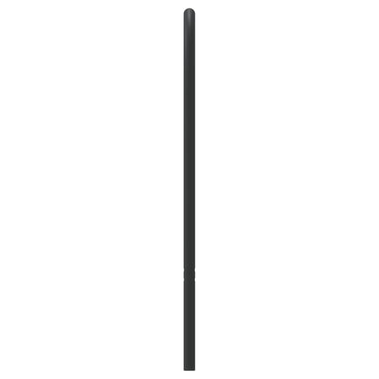 Kovové Náhradní Čelo Postele Černé 80 Cm