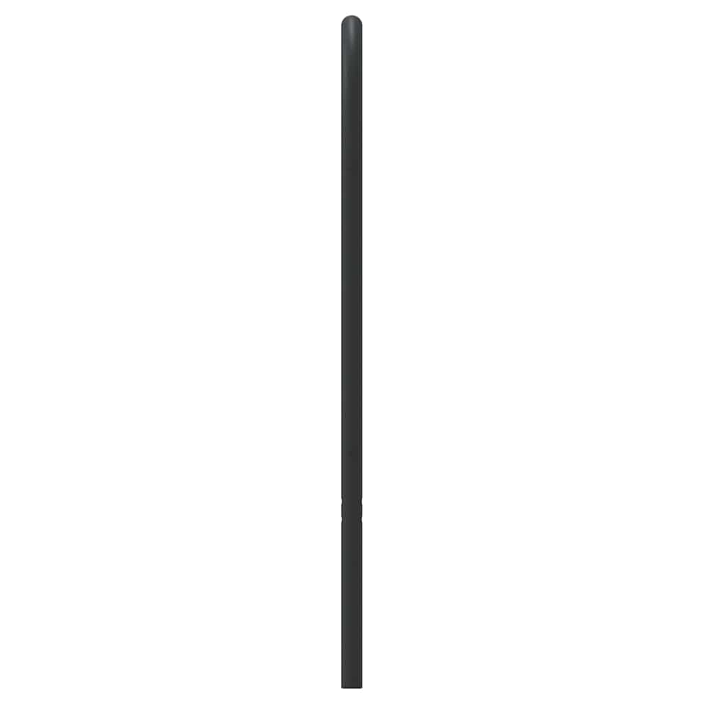 Kovové Náhradní Čelo Postele Černé 135 Cm