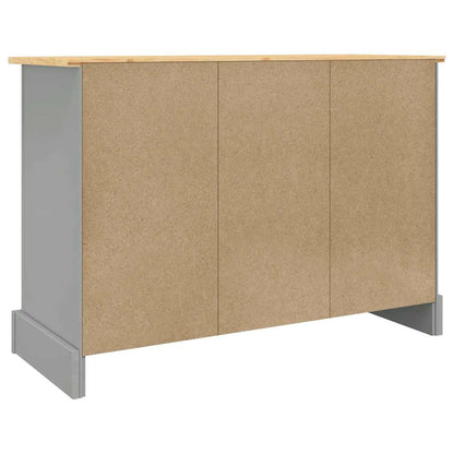 Příborník Corona Šedý 112 X 43 X 78 Cm Masivní Mexická Borovice