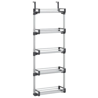 Dveřní Organizér S 5 Policemi 52 X 20 X 135 Cm Hliník