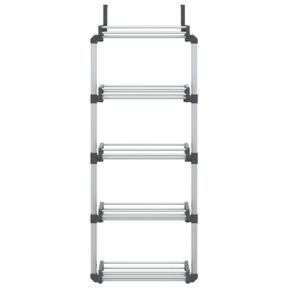 Dveřní Organizér S 5 Policemi 52 X 20 X 135 Cm Hliník