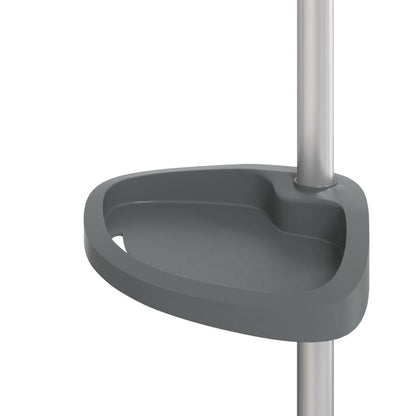 Držák Na Ručníky 47 X 280 Cm Hliník Tmavě Hnědá